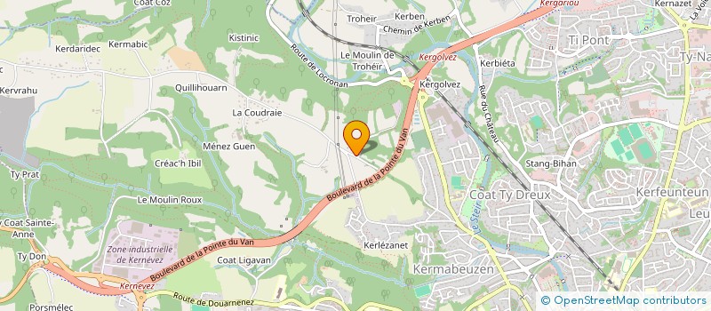 localisation de l'entreprise MADAME FABIENNE NIVINOU à QUIMPER