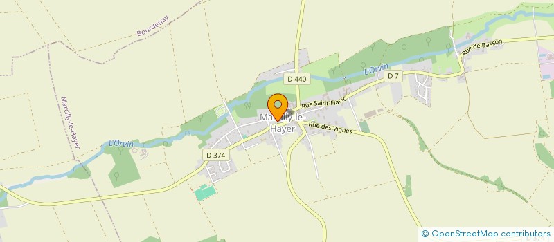 localisation de l'entreprise MADAME FABIENNE NOEL  MARCILLY-LE-HAYER