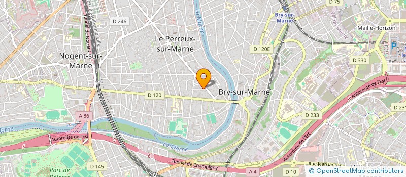 localisation de l'entreprise MADAME FABIENNE NOEL  LE PERREUX-SUR-MARNE