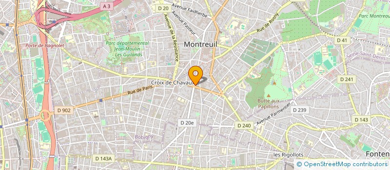 localisation de l'entreprise MADAME FABIENNE NURY à MONTREUIL
