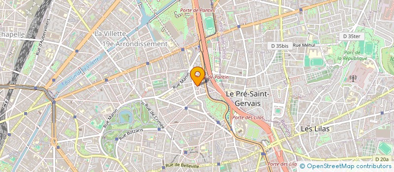 localisation de l'entreprise MADAME FABIENNE ORLAY  PARIS