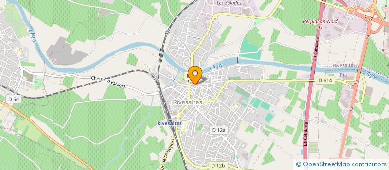 localisation de l'entreprise MADAME FABIENNE ORTHEGA  RIVESALTES