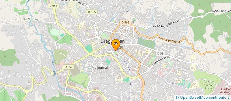 localisation de l'entreprise MADAME FABIENNE OTTEVENT  DRAGUIGNAN