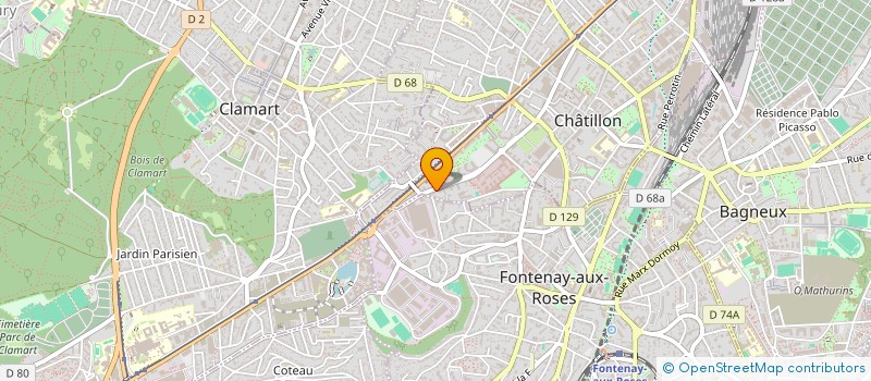 localisation de l'entreprise MADAME FABIENNE OUVRARD à CHATILLON