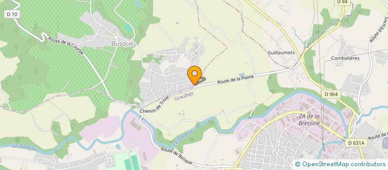 localisation de l'entreprise MADAME FABIENNE PACHER  BUSQUE