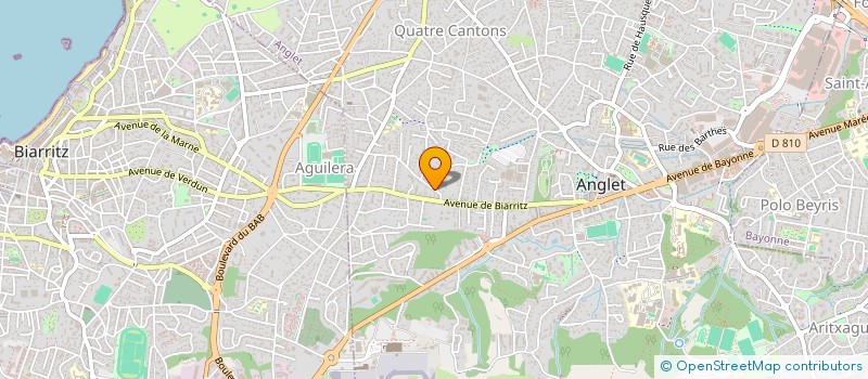 localisation de l'entreprise MADAME FABIENNE PAILLOT à ANGLET