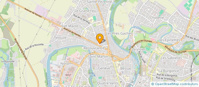 localisation de l'entreprise MADAME FABIENNE PANOU  NIORT