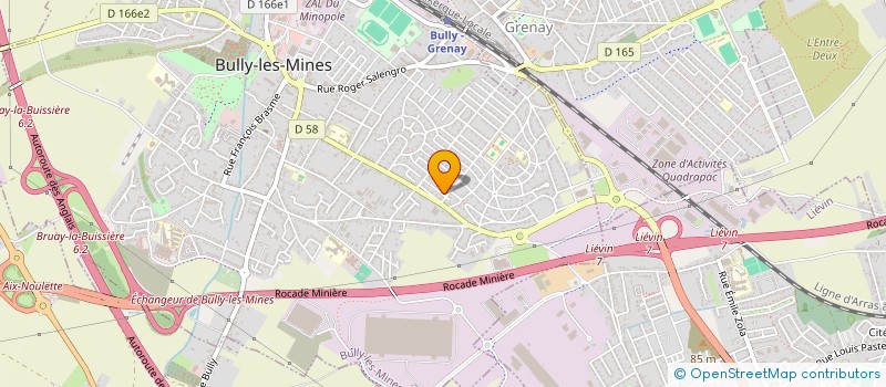 localisation de l'entreprise MADAME FABIENNE PARIS  BULLY-LES-MINES