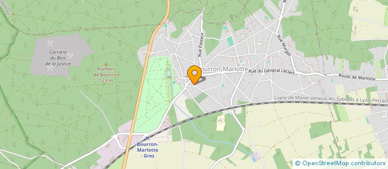 localisation de l'entreprise MADAME FABIENNE PARISEL à BOURRON-MARLOTTE