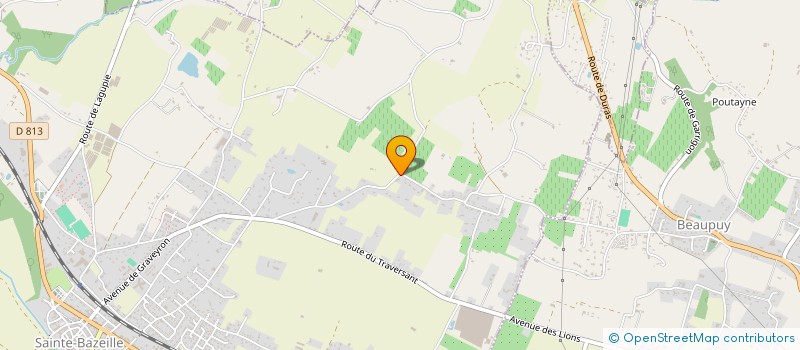 localisation de l'entreprise MADAME FABIENNE PASCAL  SAINTE-BAZEILLE