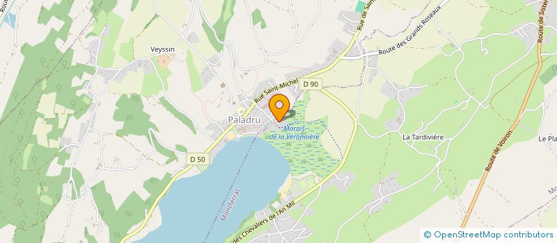 localisation de l'entreprise MADAME FABIENNE PAYSAN-MAYET  SAINT-GEOIRE-EN-VALDAINE