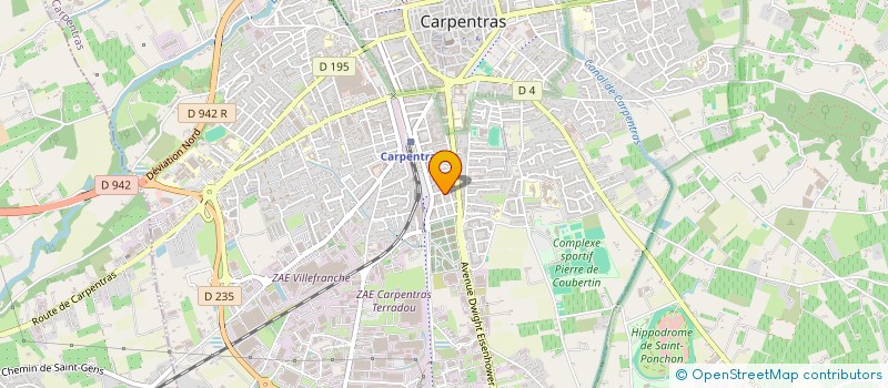 localisation de l'entreprise MADAME FABIENNE PECHAIRE à CARPENTRAS