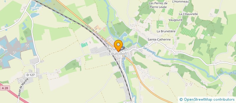 localisation de l'entreprise MADAME FABIENNE PELLETIER  DISSAY-SOUS-COURCILLON