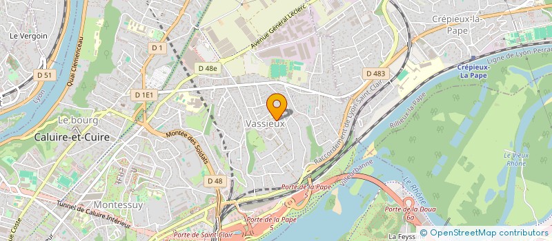 localisation de l'entreprise MADAME FABIENNE PENOT  CALUIRE-ET-CUIRE