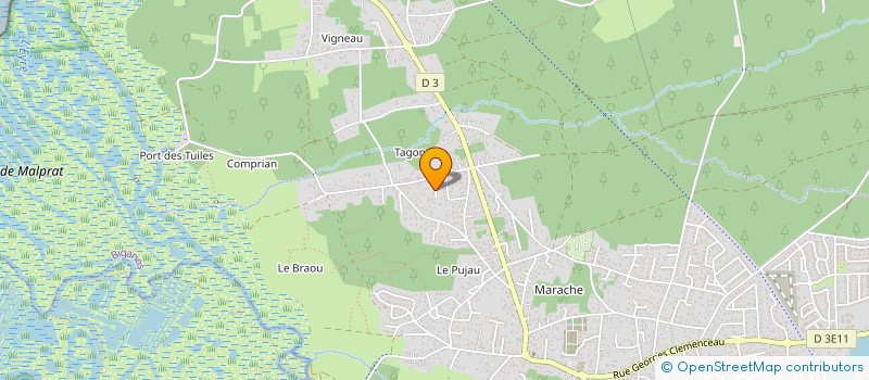 localisation de l'entreprise MADAME FABIENNE PEREZ  BIGANOS