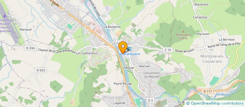 localisation de l'entreprise MADAME FABIENNE PERREL à SAINT-LIZIER