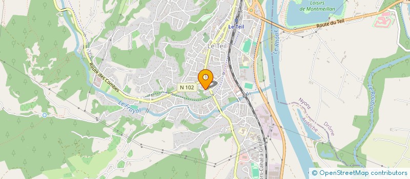 localisation de l'entreprise MADAME FABIENNE PERROT  LE TEIL