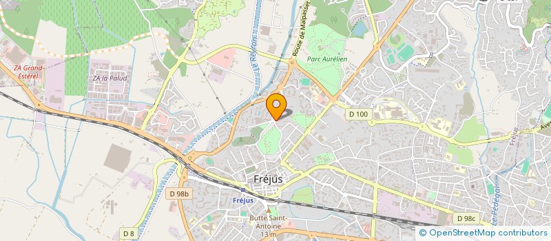 localisation de l'entreprise MADAME FABIENNE PERTHON à FREJUS