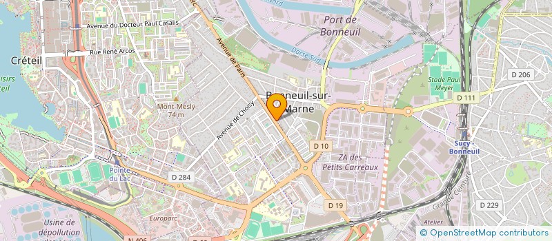 localisation de l'entreprise MADAME FABIENNE PETIBON  BONNEUIL-SUR-MARNE