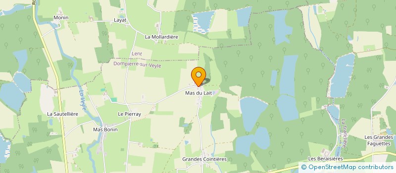 localisation de l'entreprise MADAME FABIENNE PETIT à DOMPIERRE-SUR-VEYLE