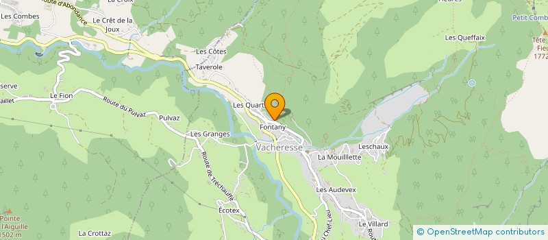 localisation de l'entreprise MADAME FABIENNE PETIT-JEAN  VACHERESSE