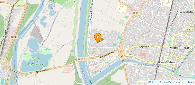 localisation de l'entreprise MADAME FABIENNE PICCAND  MONTELIMAR