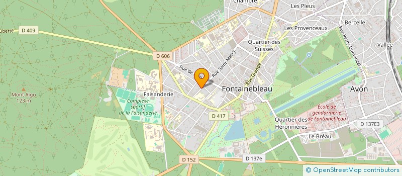 localisation de l'entreprise MADAME FABIENNE PICHARD DU PAGE  FONTAINEBLEAU