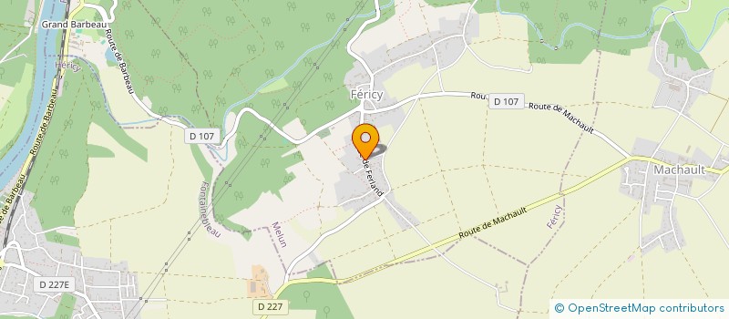 localisation de l'entreprise MADAME FABIENNE PICHOT  FERICY