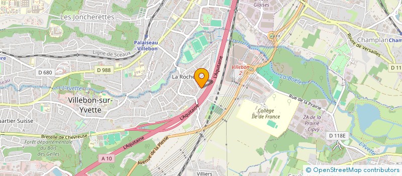 localisation de l'entreprise MADAME FABIENNE PIPET  VILLEBON-SUR-YVETTE