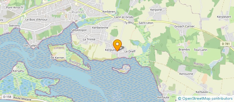 localisation de l'entreprise MADAME FABIENNE PISSIS  RIANTEC