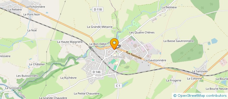 localisation de l'entreprise MADAME FABIENNE PITON  SEVREMOINE