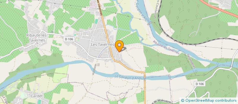 localisation de l'entreprise MADAME FABIENNE PLAN  RIBAUTE-LES-TAVERNES