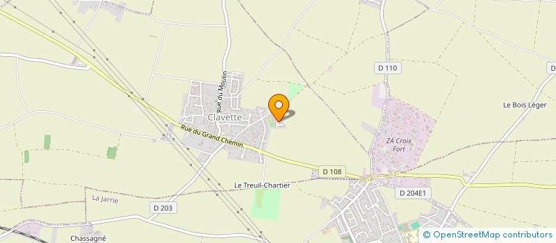 localisation de l'entreprise MADAME FABIENNE PLANCHET  CLAVETTE