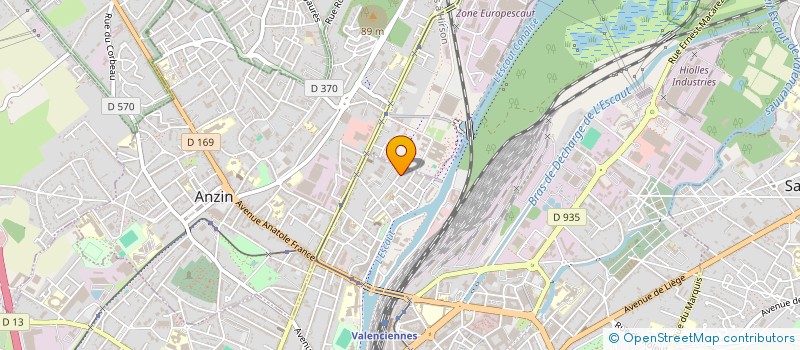 localisation de l'entreprise MADAME FABIENNE PLATEAU à VALENCIENNES