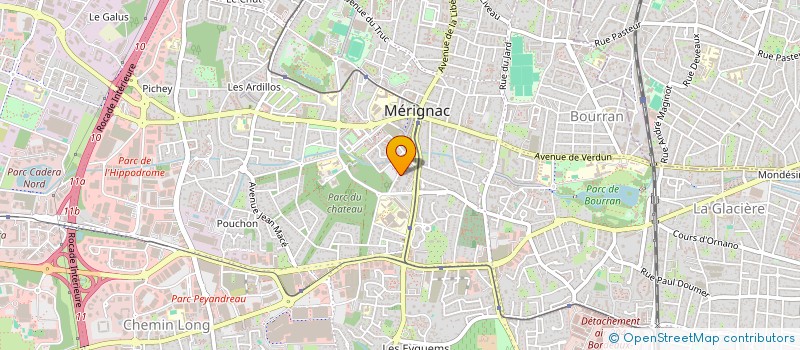 localisation de l'entreprise MADAME FABIENNE PLOQUIN  MERIGNAC