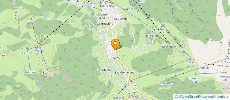 localisation de l'entreprise MADAME FABIENNE POLLET-THIOLLIER à LA CLUSAZ