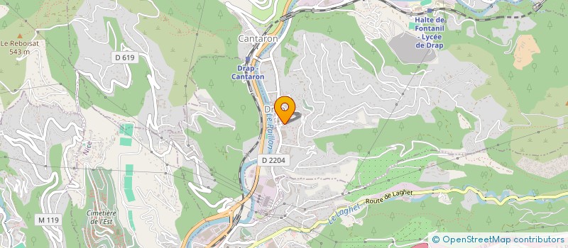 localisation de l'entreprise MADAME FABIENNE POLLINO  DRAP