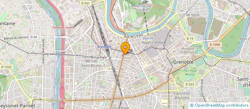 localisation de l'entreprise MADAME FABIENNE POLMARD à GRENOBLE