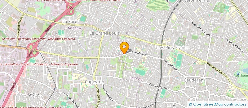 localisation de l'entreprise MADAME FABIENNE POUGET  BORDEAUX