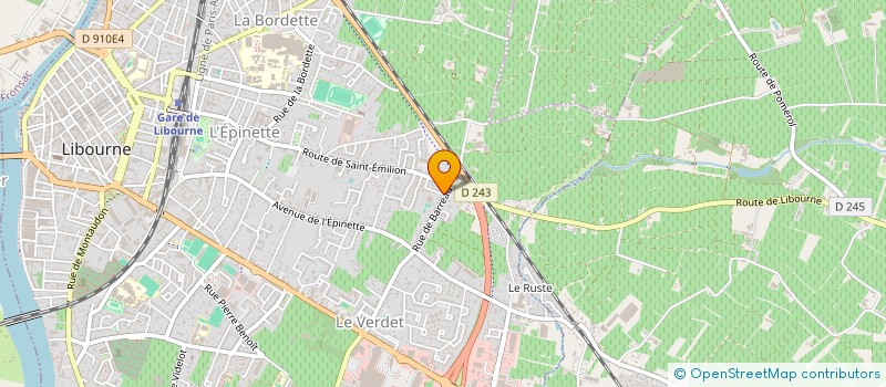 localisation de l'entreprise MADAME FABIENNE POUPEAU  ARVEYRES