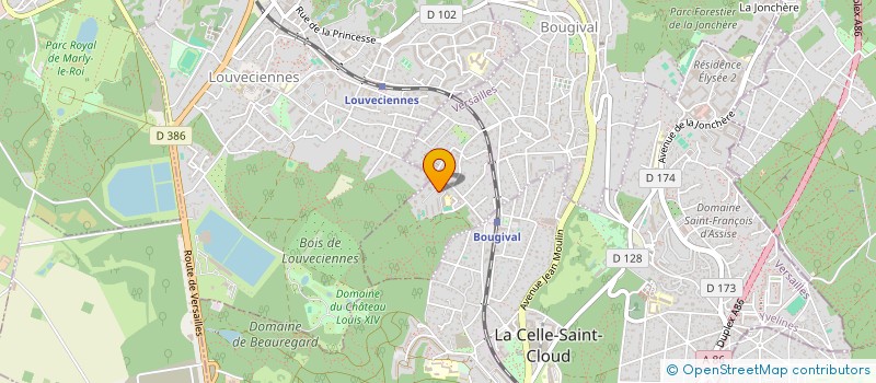 localisation de l'entreprise MADAME FABIENNE POURCHOT  BOUGIVAL