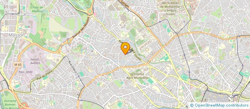 localisation de l'entreprise MADAME FABIENNE PRAT à MONTPELLIER