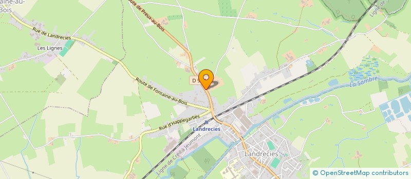 localisation de l'entreprise MADAME FABIENNE PREUX-POUILLE  LANDRECIES
