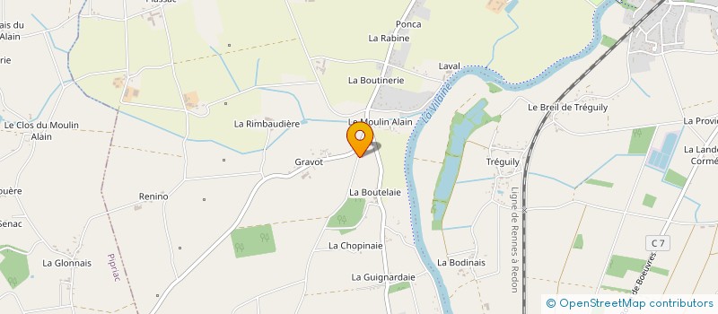 localisation de l'entreprise MADAME FABIENNE PREVERT FABIENNE  GUIPRY-MESSAC