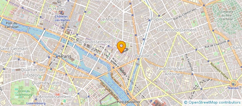 localisation de l'entreprise MADAME FABIENNE PRIEUR  PARIS