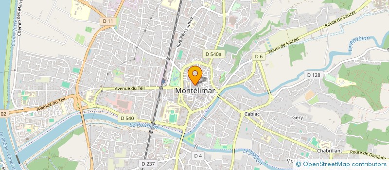 localisation de l'entreprise MADAME FABIENNE PRINTEMPS à MONTELIMAR