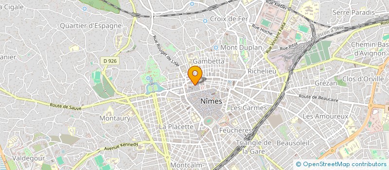 localisation de l'entreprise MADAME FABIENNE PUIG  NIMES