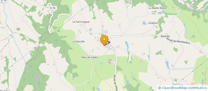 localisation de l'entreprise MADAME FABIENNE QUINTARD  DRULHE