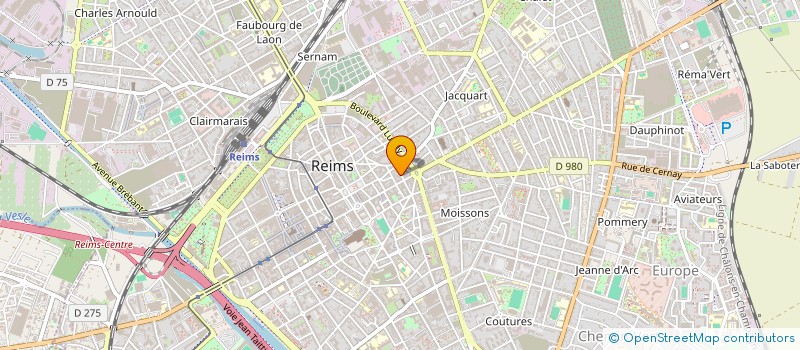 localisation de l'entreprise MADAME FABIENNE RABANY  REIMS