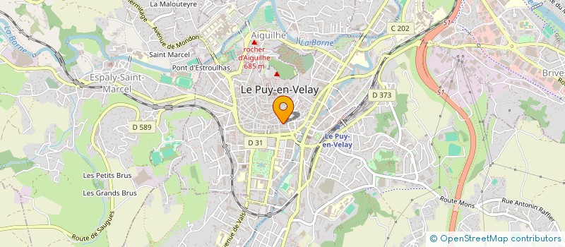 localisation de l'entreprise MADAME FABIENNE RABY à LE PUY-EN-VELAY